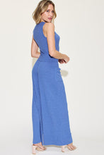 Load image into Gallery viewer, Ribbed Tank and Wide Leg Pants Set
