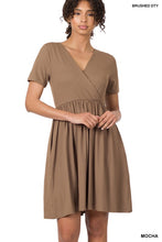 Load image into Gallery viewer, Buttery Soft Surpliced Dress with Pockets

