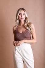 Load image into Gallery viewer, Contour Rib Knit Brami Bralette Top
