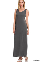 Load image into Gallery viewer, Sleeveless Flared Scoop Neck Maxi Dress

