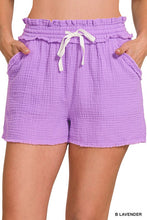 Load image into Gallery viewer, Double Elasticband Drawstring Waist Shorts

