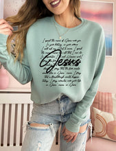 Load image into Gallery viewer, Plus In Jesus Name Crewneck Sweatshirt
