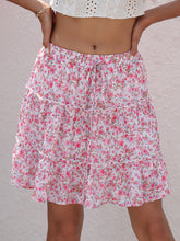 Load image into Gallery viewer, Printed Elastic Waist Mini Skirt
