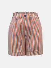 Load image into Gallery viewer, High Waist Striped Shorts
