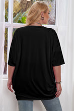 Load image into Gallery viewer, Plus Size Ribbed Cocoon Cover Up
