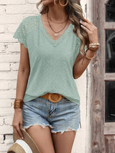 Load image into Gallery viewer, V-Neck Short Sleeve Blouse
