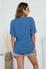 Load image into Gallery viewer, V-Neck Side Ruched Top
