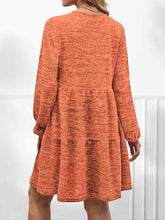 Load image into Gallery viewer, Square Neck Long Sleeve Dress
