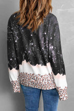 Load image into Gallery viewer, LET IT SNOW Graphic Leopard Sweatshirt

