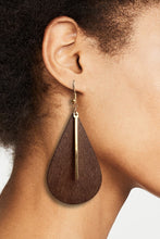 Load image into Gallery viewer, Wooden Dangle Earrings

