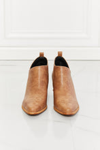 Load image into Gallery viewer, Embroidered Crossover Cowboy Bootie in Caramel

