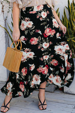 Load image into Gallery viewer, Plus Size Floral High-Rise Skirt
