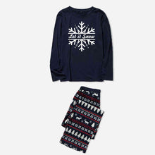 Load image into Gallery viewer, Women&#39;s LET IT SNOW Graphic Top and Pants Set
