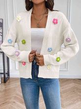 Load image into Gallery viewer, Floral Long Sleeve Open Front Cardigan
