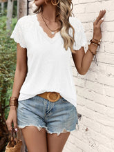 Load image into Gallery viewer, V-Neck Short Sleeve Blouse
