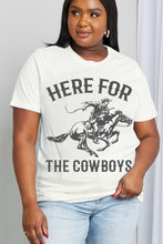 Load image into Gallery viewer, HERE FOR THE COWBOYS Graphic Tee
