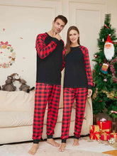 Load image into Gallery viewer, Women’s Plaid Long Sleeve Top and Pants PJ Set
