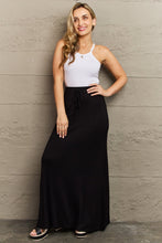 Load image into Gallery viewer, For The Day Flare Maxi Skirt in Black
