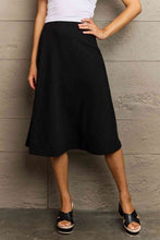Load image into Gallery viewer, Wide Waistband Knee Length Skirt
